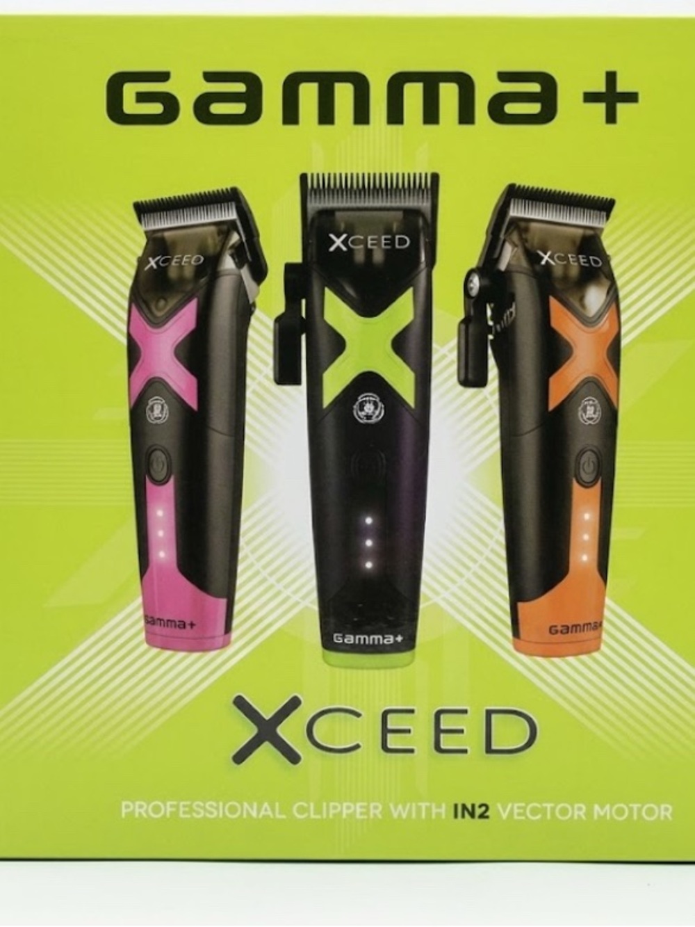 Professional Men's Hair Clipper - Black with Green Accent